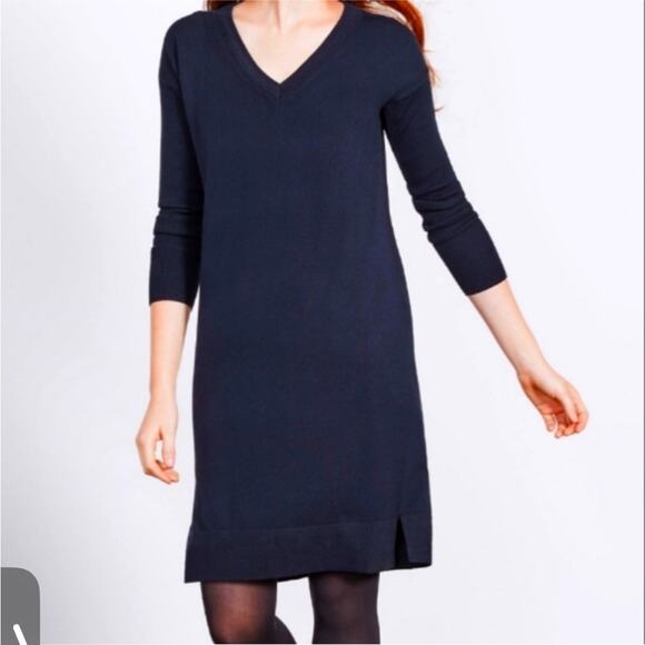 Boden Riley Knit Sweater Dress Wool Blend Size 6 - Picture 1 of 5